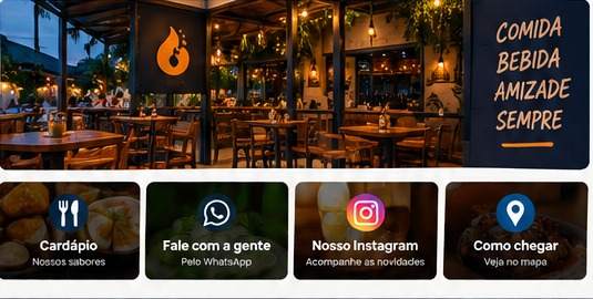 Ambiente do Boteco Maresia